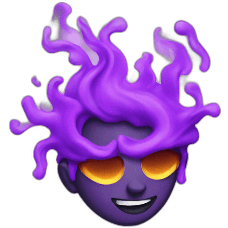 Purple heat  emoji