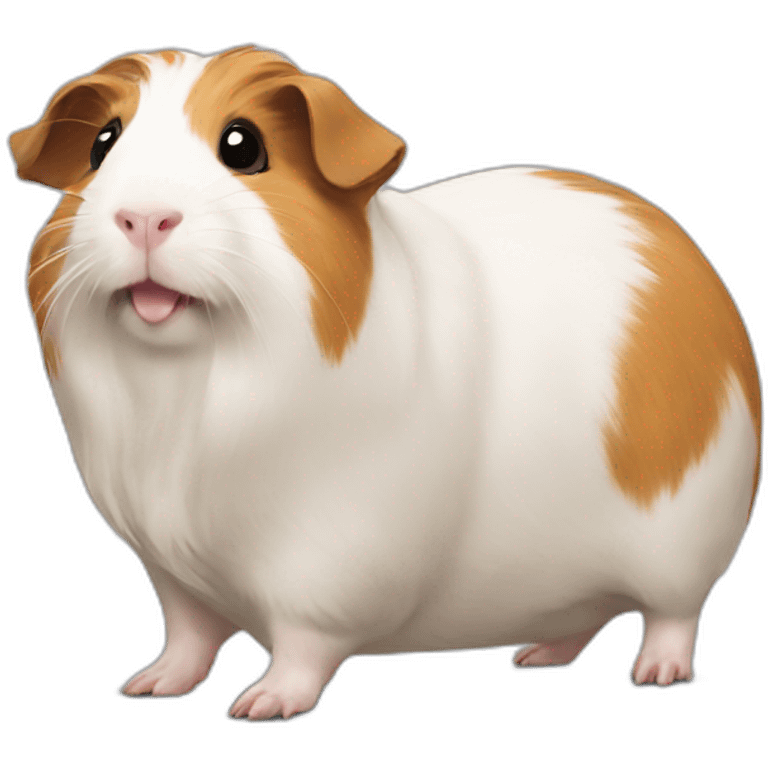 Guinea pig wuth dog emoji