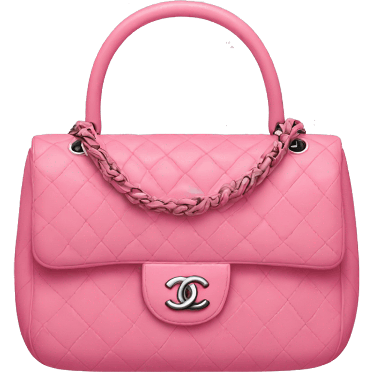 chanel pink bag emoji