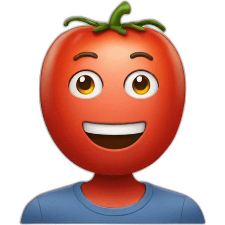 Bob avec un bol de tomate emoji