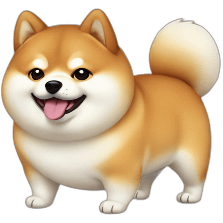 fat shiba dog babies emoji