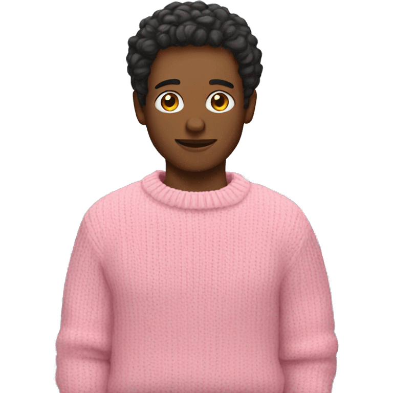 Pink sweater emoji