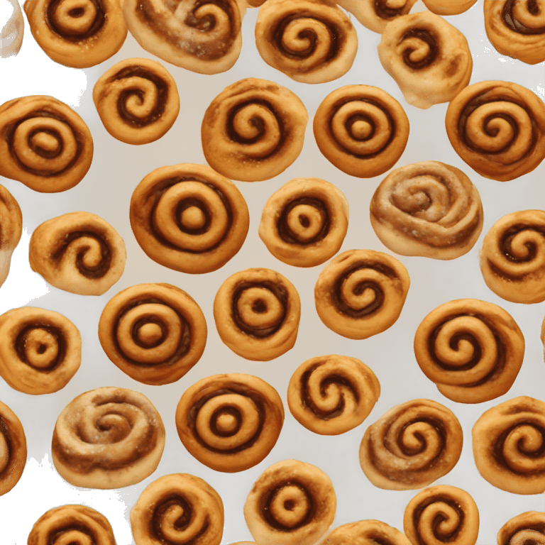 A cinnamon bun  emoji