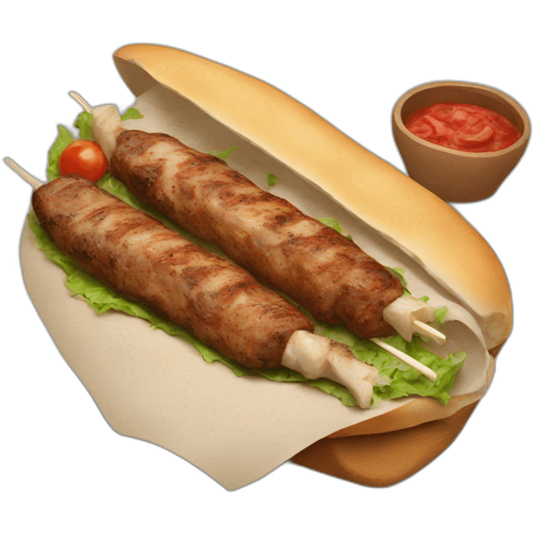 Georgian kebab emoji