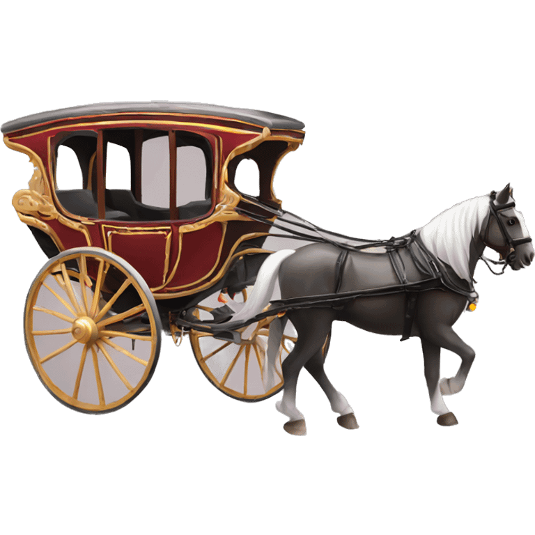 horse carriage emoji