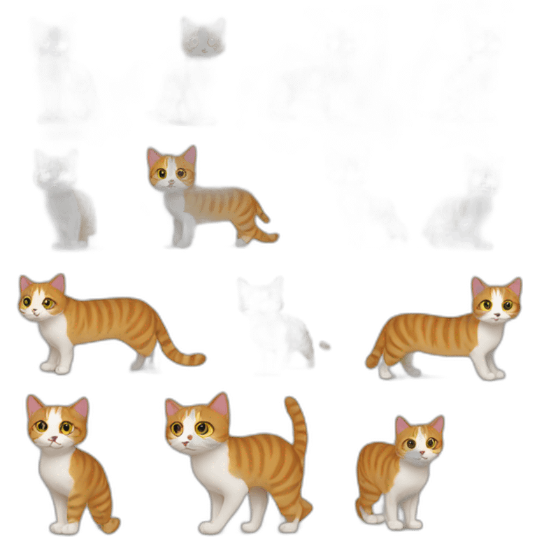 cat walk emoji