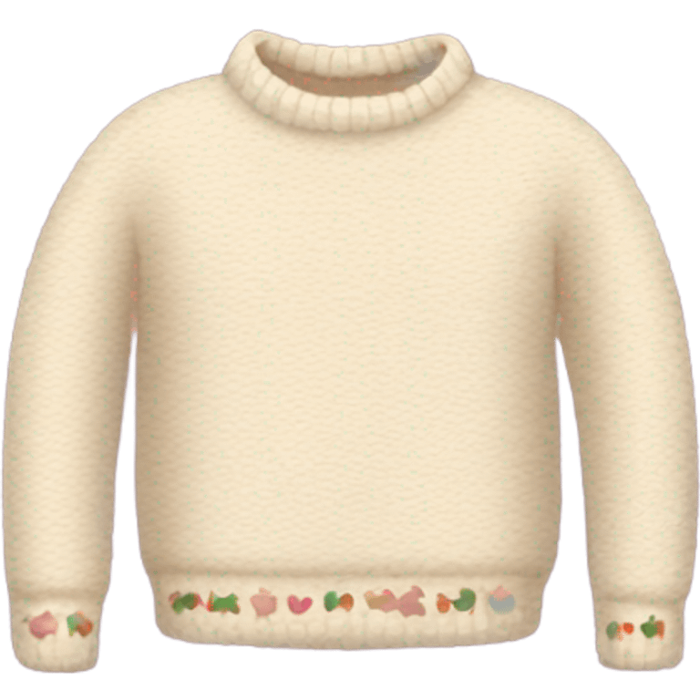 A cute and cozy sweater  emoji