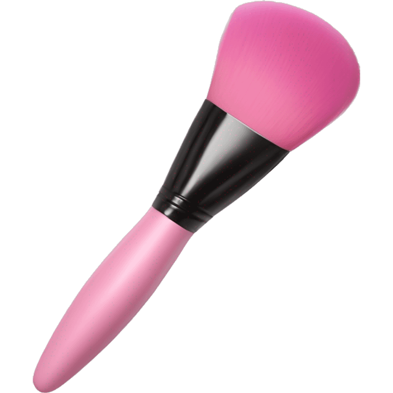 Big Makeup brush light pink emoji