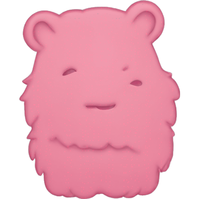 Cute pink California outline  emoji