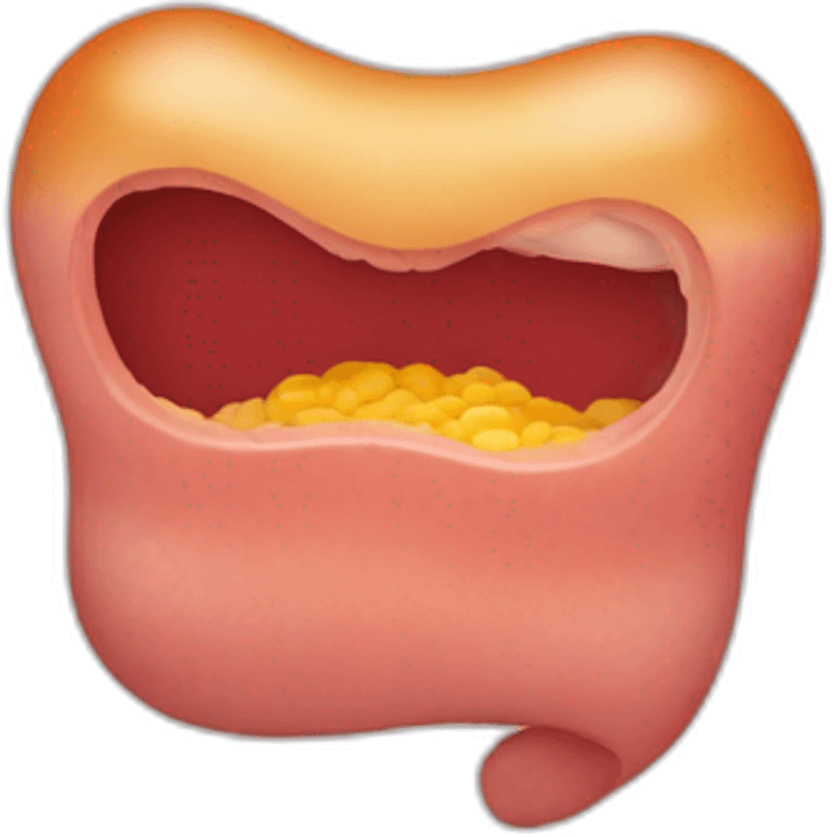 Stomach emoji