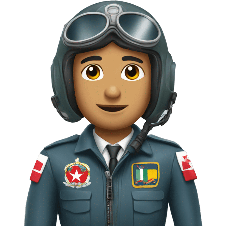 Peruvian air force pilot emoji