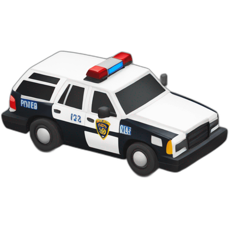 Police car sound emoji