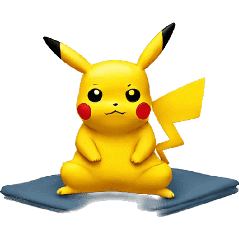 pikachu meditating emoji