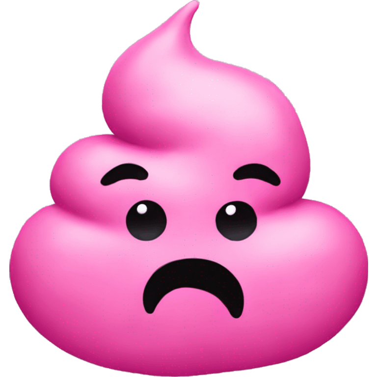 Pink poop emoji like this 💩 emoji