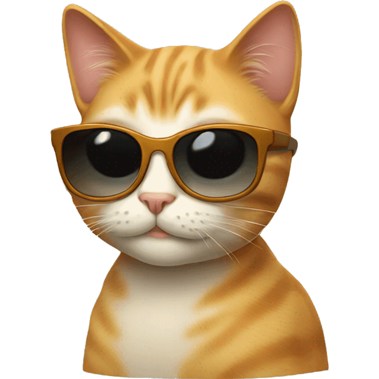 Cat with sunglasse emoji