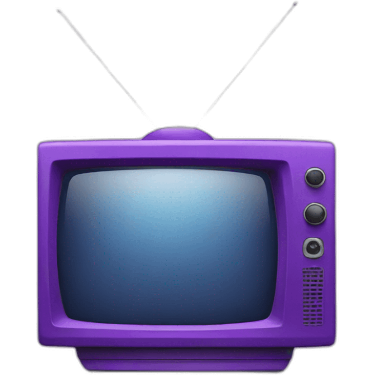 purple tv emoji