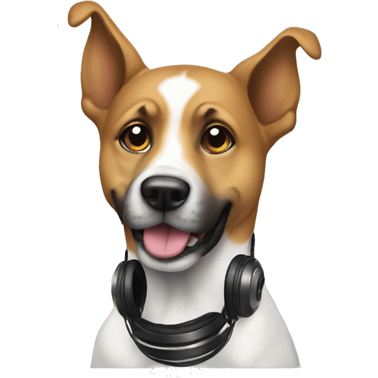 dog dj emoji