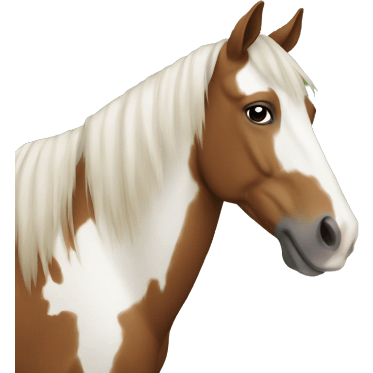 pinto horse emoji