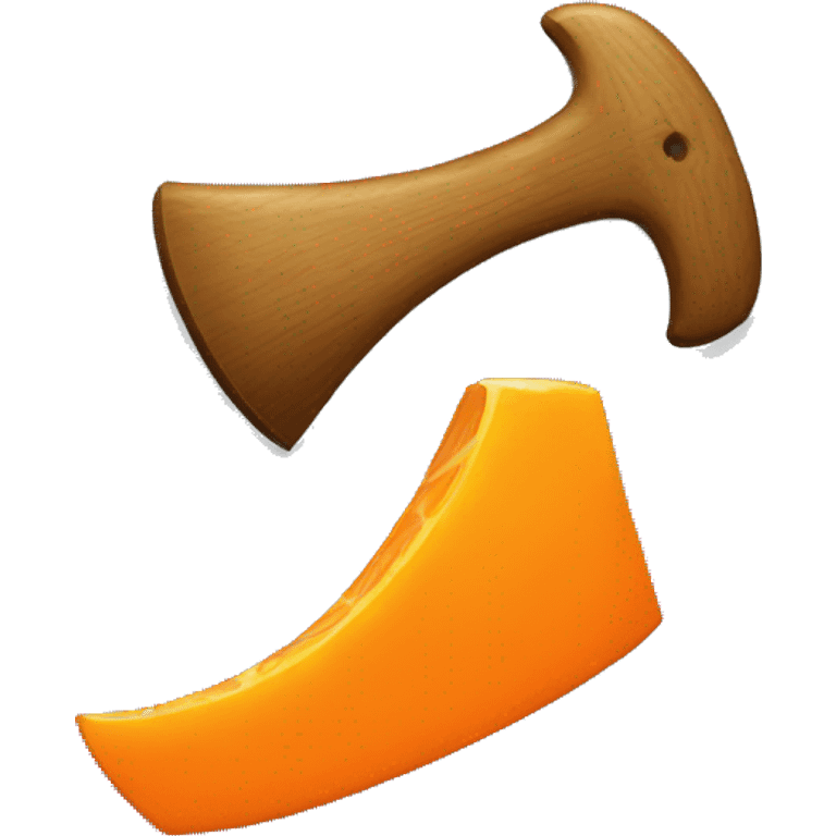 orange axe emoji