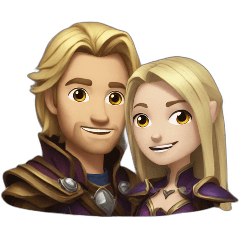 Sylvanas with Anduin emoji