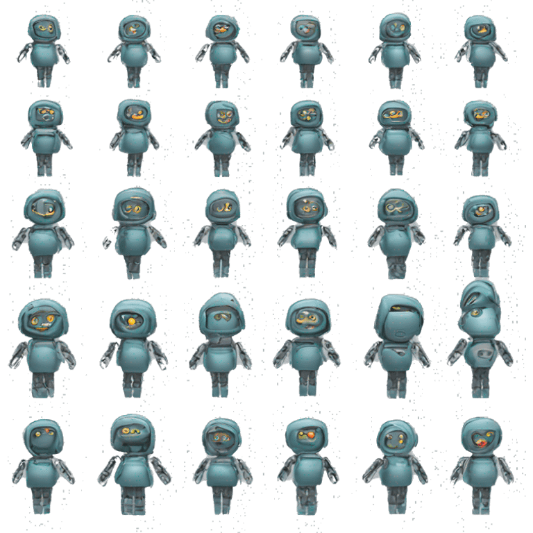 robot woman showcase emoji