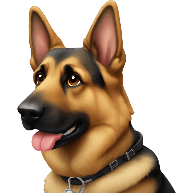 German shepherd  emoji