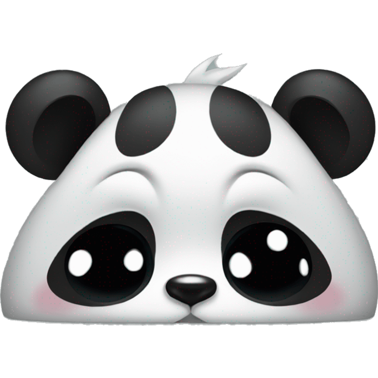 Crying panda emoji