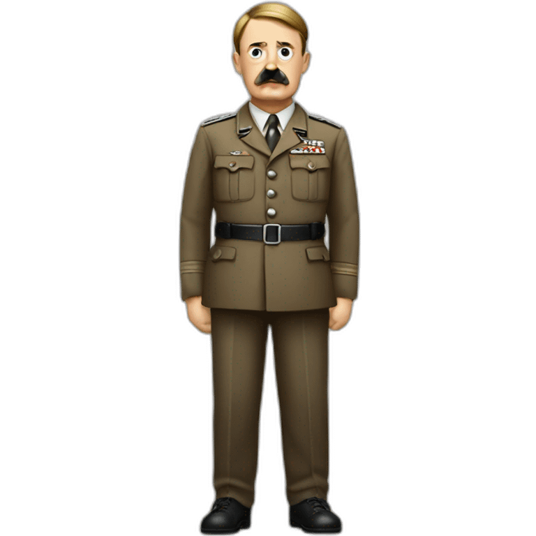 Adolf Hitler standing position emoji