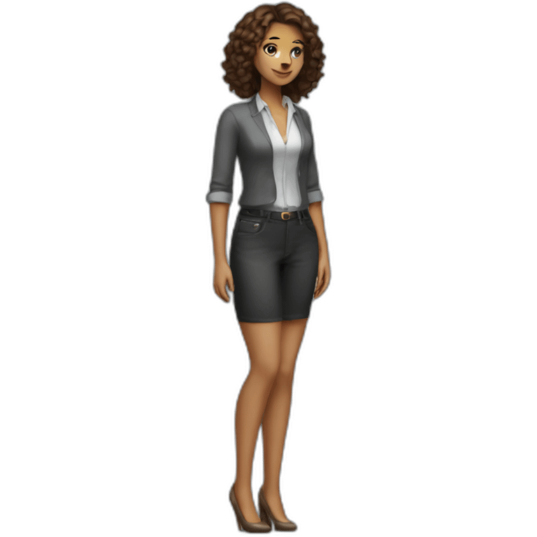 sexy work appropriate girl (full body) emoji