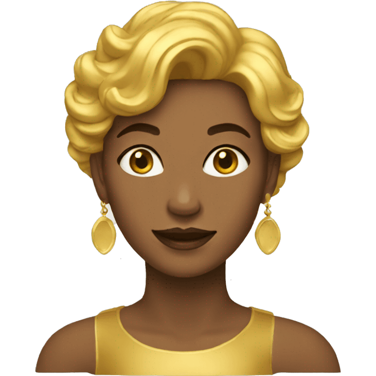 golden woman emoji