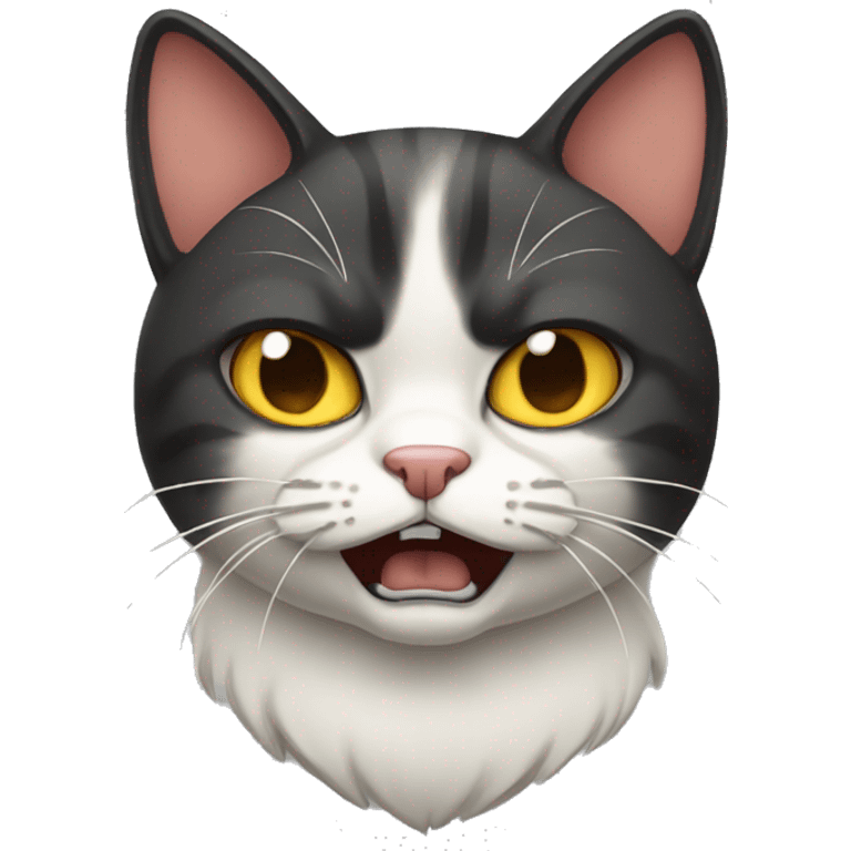 angry tricolored cat emoji