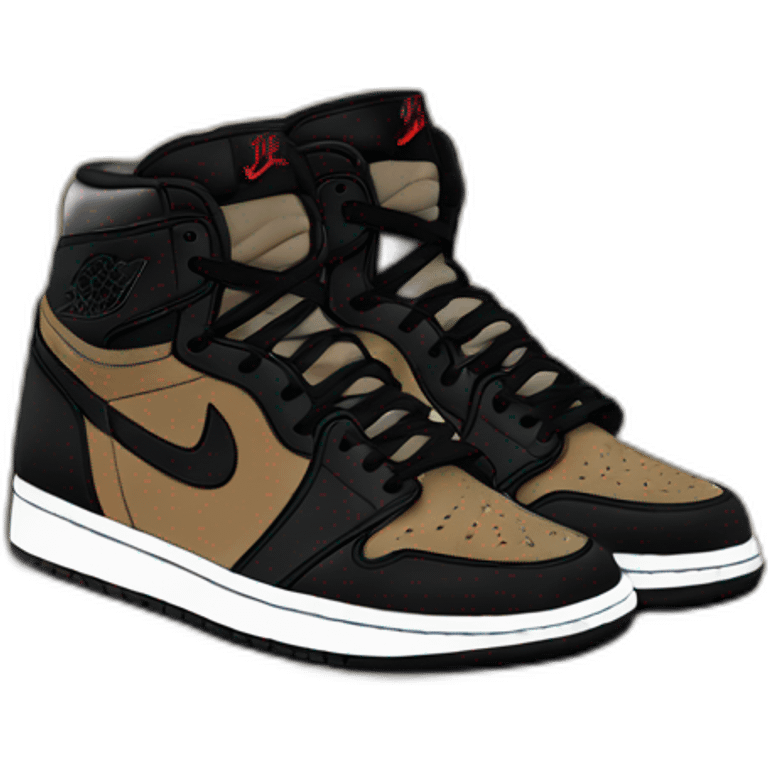 travis scott air jordan 1 emoji