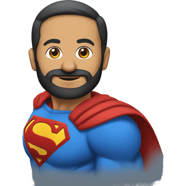 sardar flying in superman dress emoji