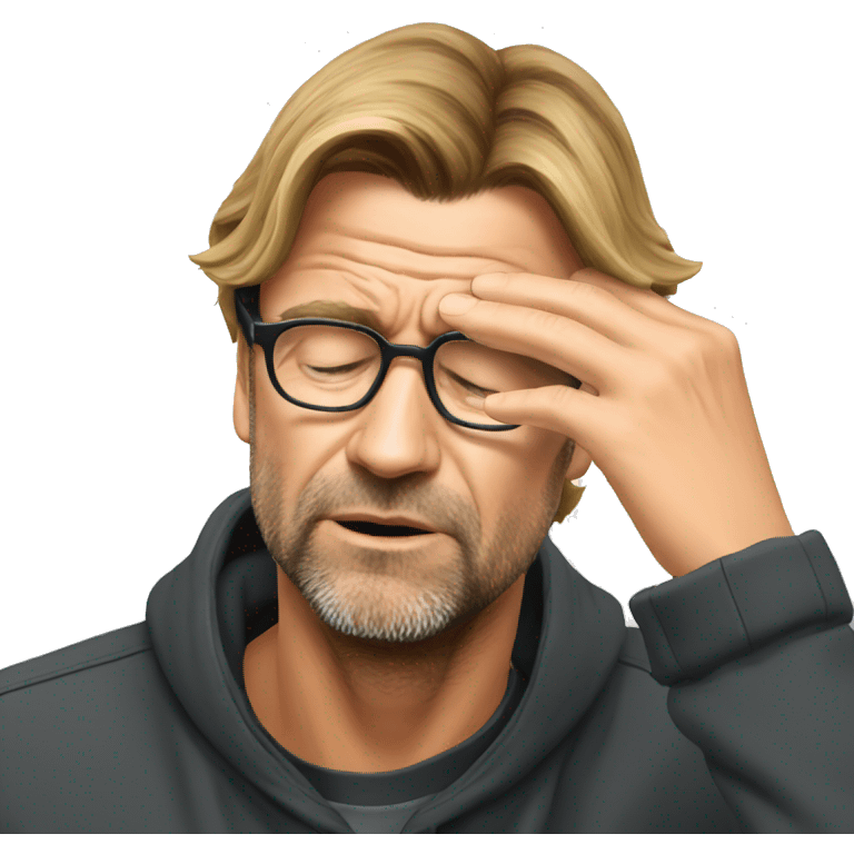 Klopp facepalm emoji