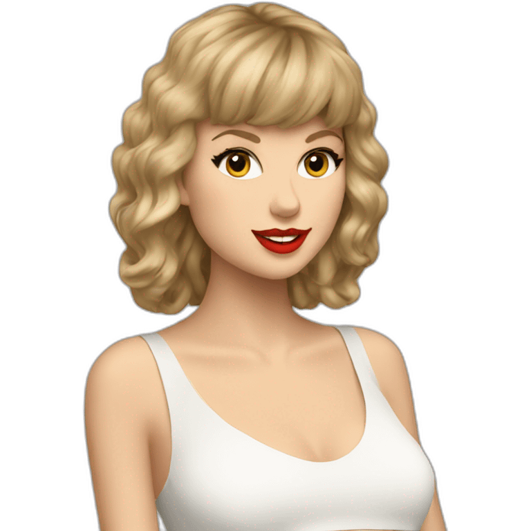 Taylor Swift In cheeky emoji