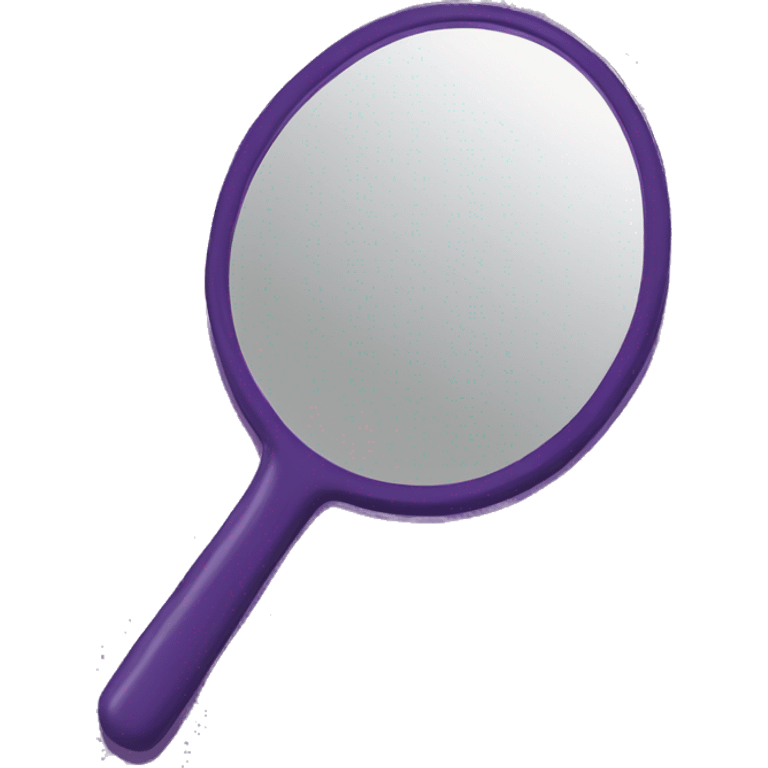 Dark purple handheld mirror  emoji