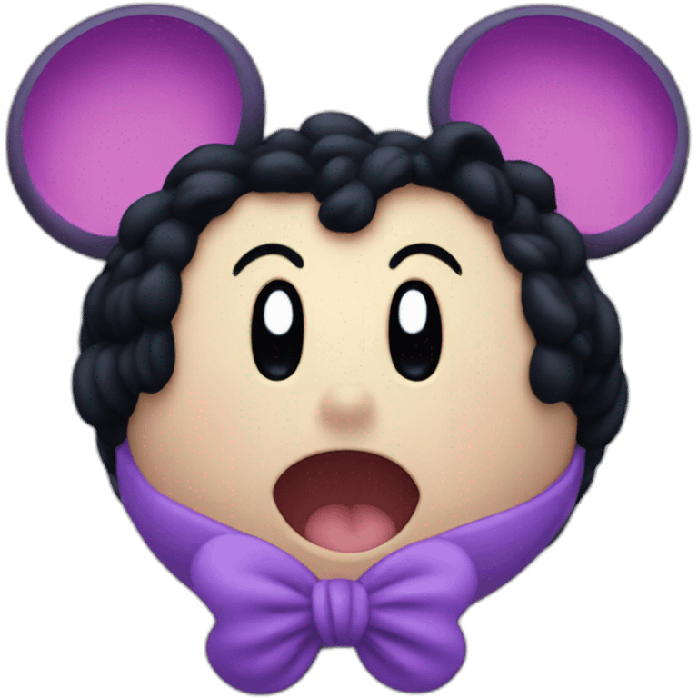 Mickey mousse en ursula emoji