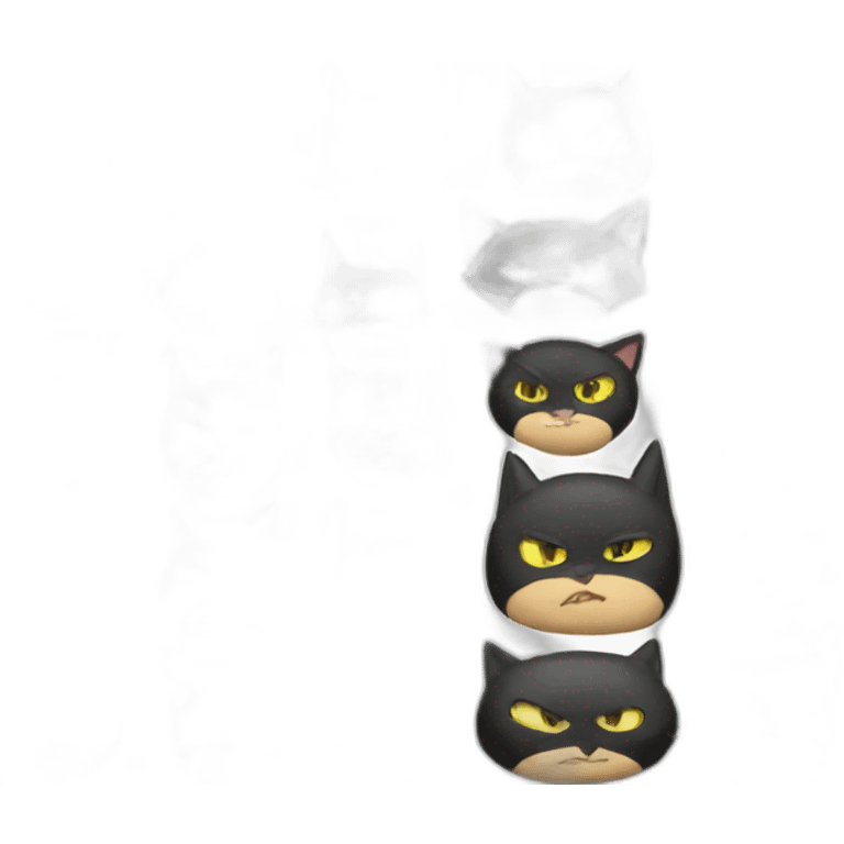 Cat Batman emoji