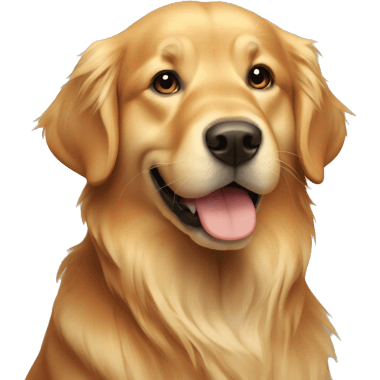 Toasted golden retriever  emoji