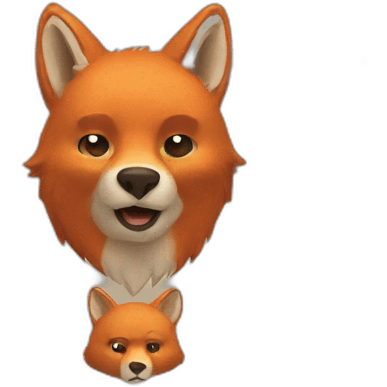 Fox bear emoji