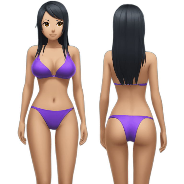 nico robin full body pawg small bikini back focus emoji