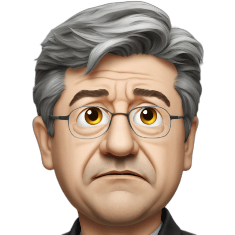 Angry Jean-Luc Mélenchon emoji