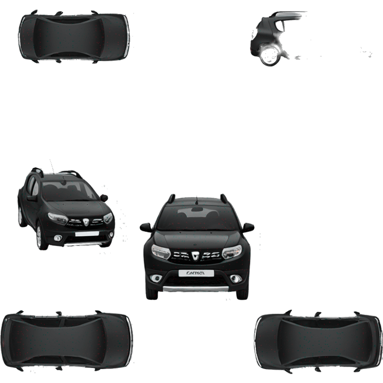 Dacia sandero Stepway black emoji