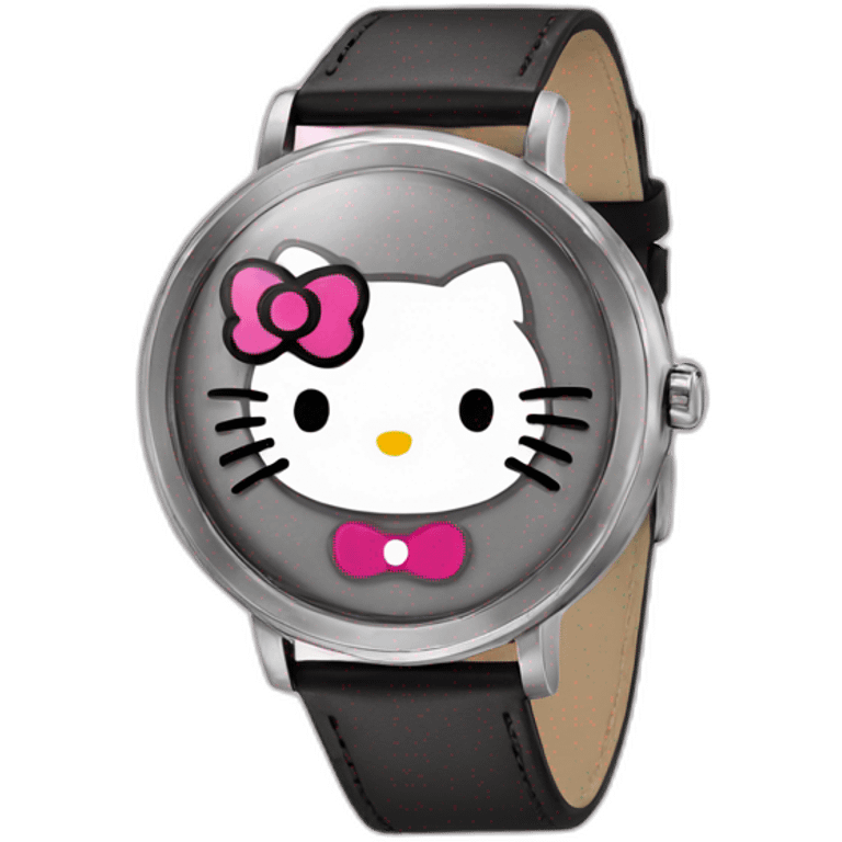 Hello kitty Watch  emoji