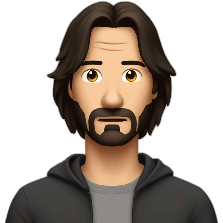 worried keanu reave emoji