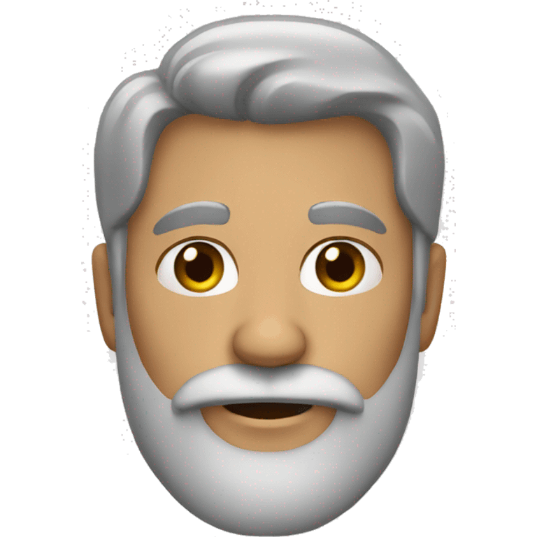 man with gray beard emoji