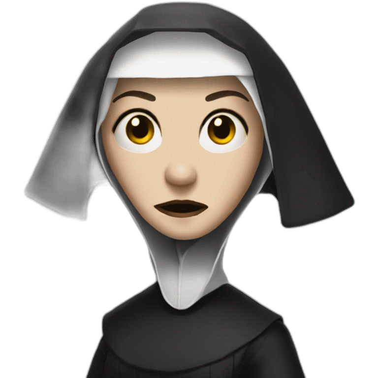 the nun horror movie emoji