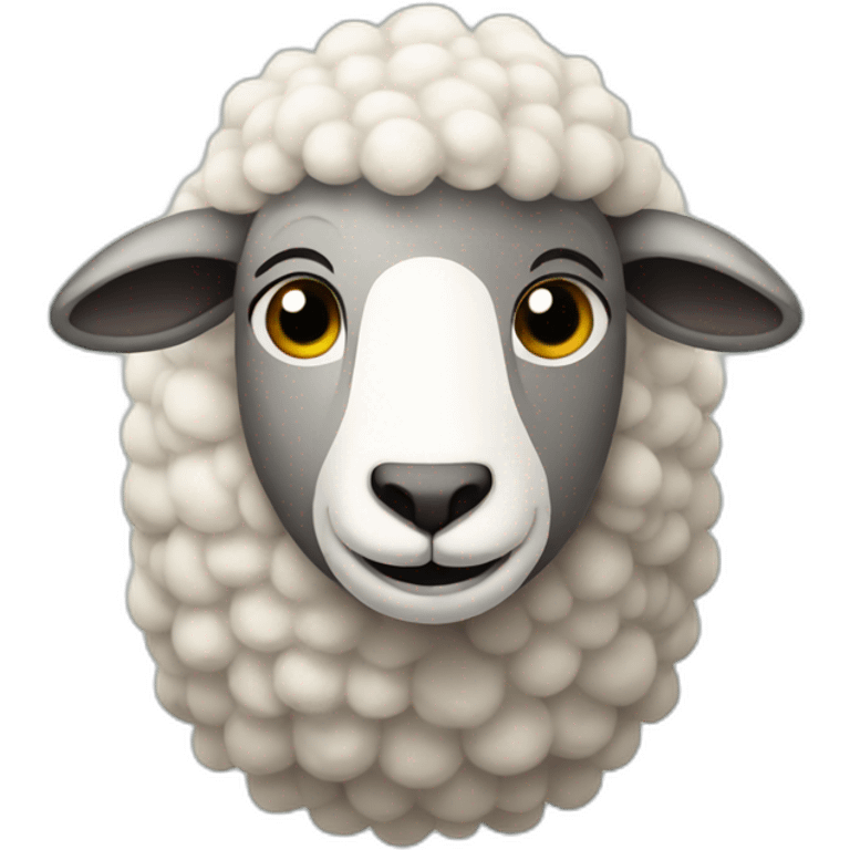 sheep with fork emoji