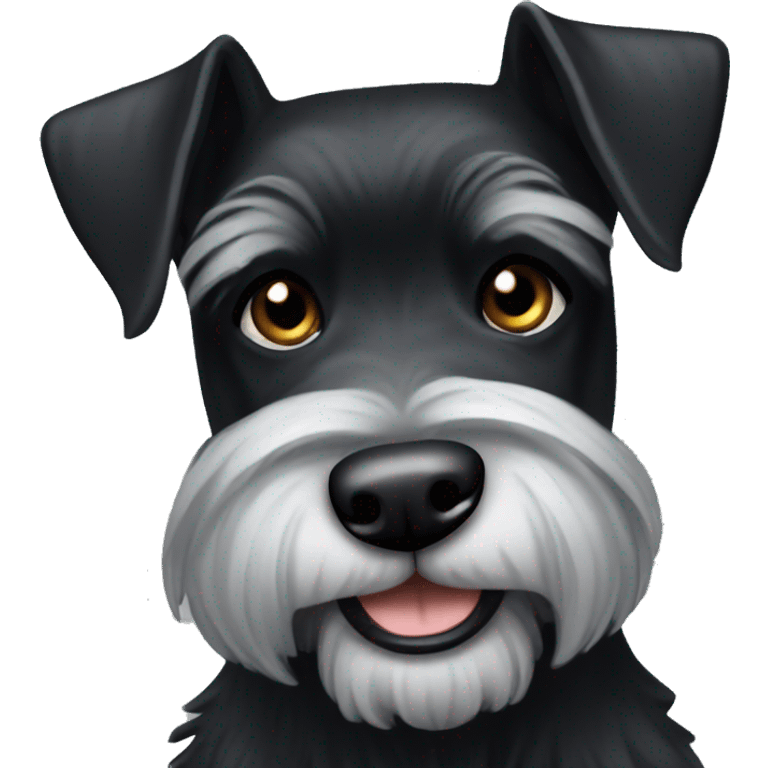 black schnauzer emoji