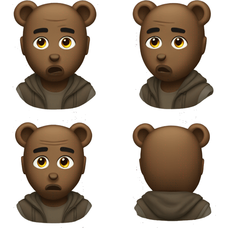 Kanye West Bear emoji